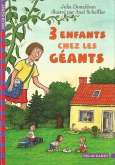 3 enfants chez les géants - couverture livre occasion