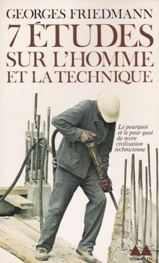 7 études sur l'homme et la technique - couverture livre occasion