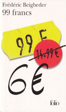 couverture de '99 francs' - couverture livre occasion