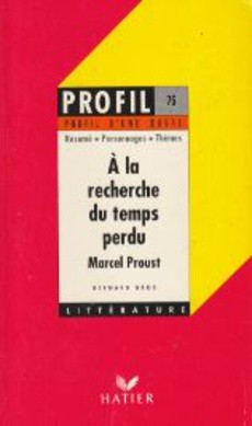 A la recherche du temps perdu - couverture livre occasion