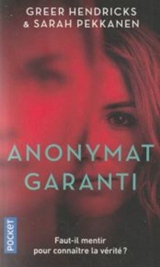 Anonymat garanti - couverture livre occasion