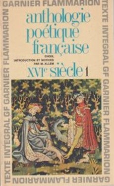 Anthologie poétique française XVIe siècle - couverture livre occasion