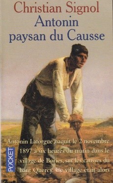 couverture de 'Antonin paysan du Causse' - couverture livre occasion