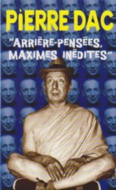 Arrière-pensées, Maximes inédites - couverture livre occasion