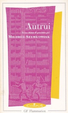 Autrui - couverture livre occasion