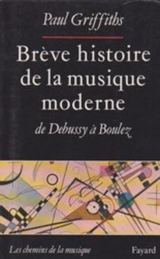 Brève histoire de la musique moderne - couverture livre occasion