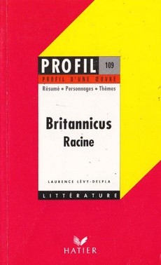 couverture de 'Britannicus' - couverture livre occasion