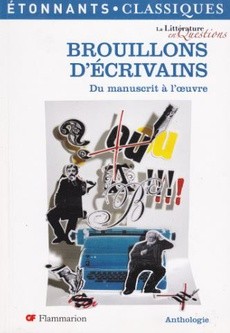 Brouillons d'écrivains - couverture livre occasion