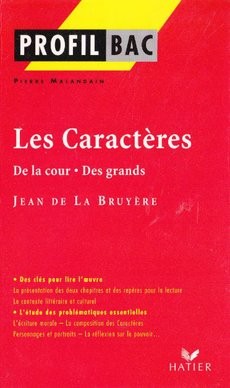 Les Caractères - De la cour - Des grands - couverture livre occasion