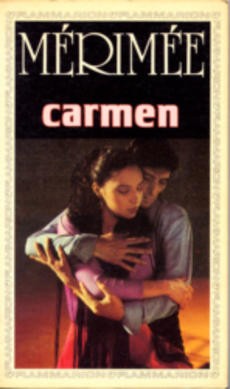 couverture de 'Carmen' - couverture livre occasion