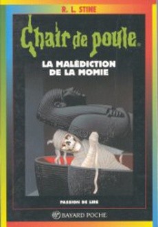 couverture de 'Chair de poule : La malédiction de la momie' - couverture livre occasion
