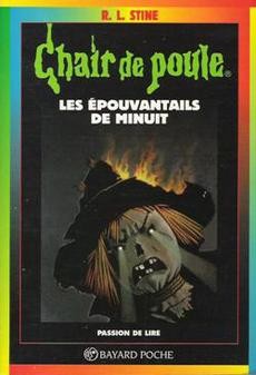 couverture de 'Chair de poule : Les épouvantails de minuit' - couverture livre occasion