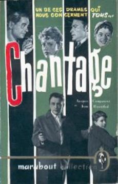 Chantage - couverture livre occasion