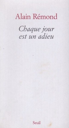 Chaque jour est un adieu - couverture livre occasion