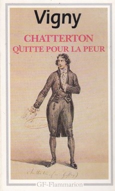 couverture de 'Chatterton' - couverture livre occasion