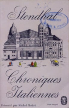 Chroniques Italiennes - couverture livre occasion