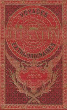 Cinq semaines en ballon - couverture livre occasion