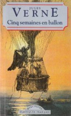 Cinq semaines en ballon - couverture livre occasion