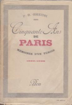 Cinquante ans de Paris - couverture livre occasion