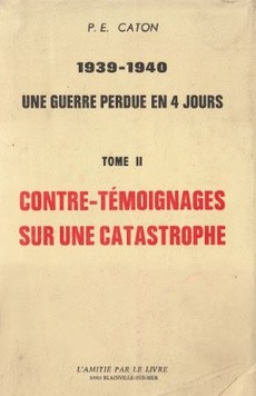 Contre-témoignage sur une catastrophe - couverture livre occasion