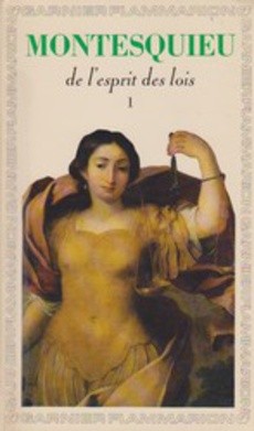 De l'esprit des lois - couverture livre occasion