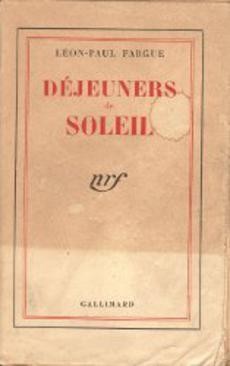 Déjeuners de soleil - couverture livre occasion