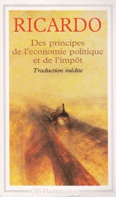 Des principes de l'économie politique et de l'impôt - couverture livre occasion