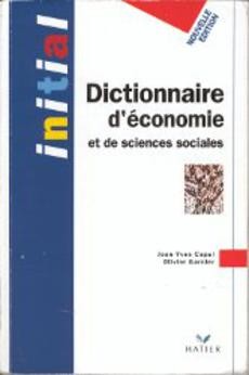 Dictionnaire d'économie et de sciences sociales - couverture livre occasion