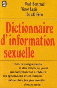 Dictionnaire d'information sexuelle - couverture livre occasion