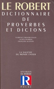 Dictionnaire de proverbes et dictons - couverture livre occasion