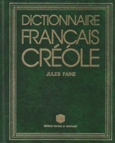 Dictionnaire français-créole - couverture livre occasion