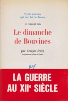 Le dimanche de Bouvines - couverture livre occasion