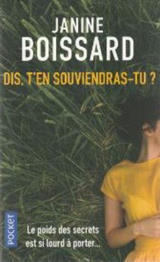 Dis, t'en souviendras-tu ? - couverture livre occasion