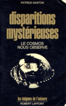 Disparition mystérieuses - couverture livre occasion