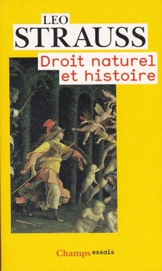 Droit naturel et histoire - couverture livre occasion