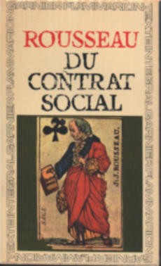 couverture de 'Du contrat social' - couverture livre occasion
