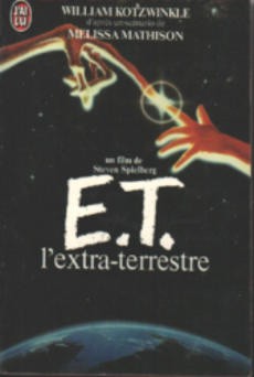 E.T. - couverture livre occasion