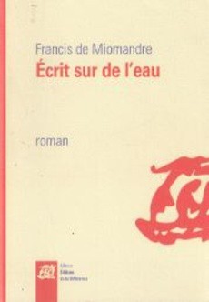 Ecrit sur de l'eau - couverture livre occasion