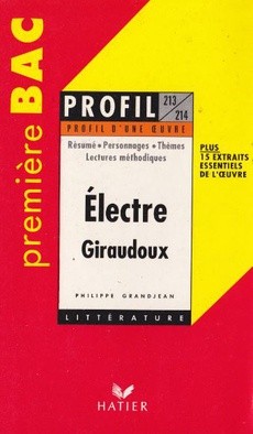 Electre - couverture livre occasion