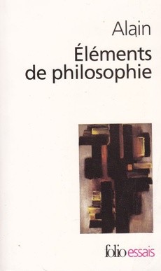 couverture de 'Eléments de philosophie' - couverture livre occasion