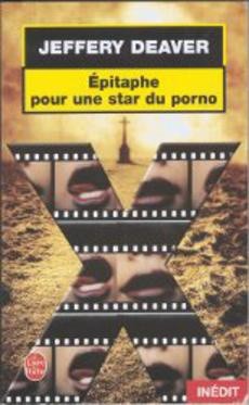 Epitaphe pour une star du porno - couverture livre occasion