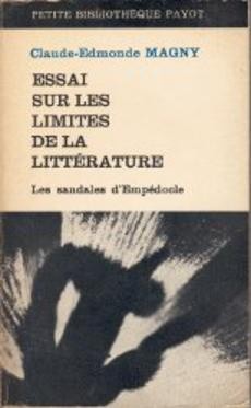 Essai sur les limites de la littérature - couverture livre occasion