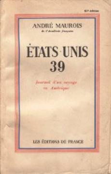 Etats-Unis 39 - couverture livre occasion