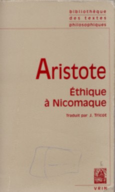 Ethique à Nicomaque - couverture livre occasion