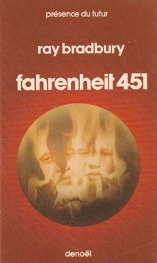 couverture de 'Fahrenheit 451' - couverture livre occasion