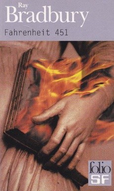 couverture de 'Fahrenheit 451' - couverture livre occasion