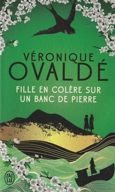 Fille en colère sur un banc de pierre - couverture livre occasion