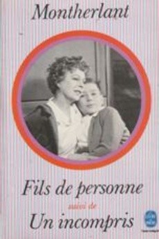 Fils de personne - couverture livre occasion