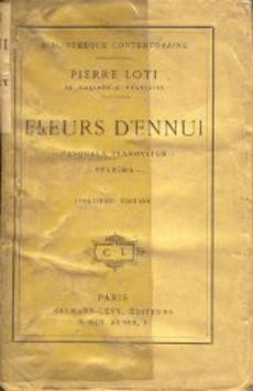 Fleurs d'ennui - couverture livre occasion