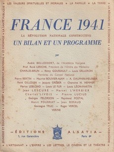 France 1941 - couverture livre occasion